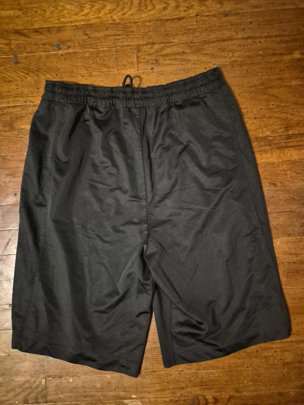 Jordan Black Men's Sz Large Athletic Basketball Shorts with White Jumpman